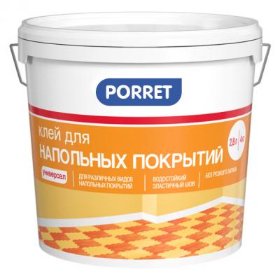 Клей для напольных покрытий Porret Клей для напольных покрытий Porret